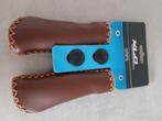 NIEUWE set bruin leren retro fietsstuurgrepen XLC 135/92 mm, Ophalen, Nieuw, XLC