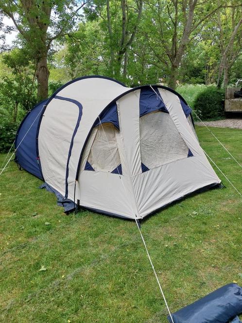 Hypercamp fashion gold 4 pers katoen geheel compleet, Caravans en Kamperen, Tenten, tot en met 4, Zo goed als nieuw, Ophalen