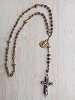 Rozenkrans met relikwiekruis, Ophalen of Verzenden, Gebruikt, Kaart of Prent, Christendom | Katholiek