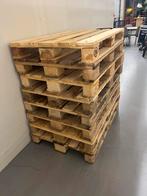 8 Europallets te koop, Doe-het-zelf en Verbouw, Hout en Planken, Ophalen