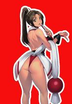 Mai Shiranui Sexy Anime Manga Girl hentai Game Vinyl Sticker, Nieuw, Verzenden