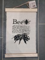 Poster linnen schoolprent decoratie imker honingbij, Ophalen of Verzenden, Zo goed als nieuw, Rechthoekig Staand
