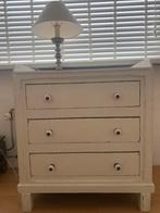 Witte commode, Huis en Inrichting, Kasten | Ladekasten, Ophalen, Gebruikt, 100 tot 150 cm, 3 of 4 laden
