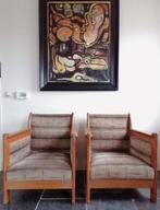 Paul Bromberg club fauteuiltjes., Modernist, Minder dan 75 cm, Gebruikt, Metaal