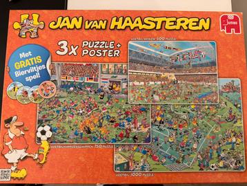 3x puzzel Jan van Haasteren - inclusief flippo’s beschikbaar voor biedingen