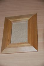Fotolijstje met blank houten gladde lijst., Minder dan 50 cm, Ophalen of Verzenden, Zo goed als nieuw, 75 cm of meer