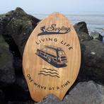 Vintage surfbord / decor/ handgeschilderd / beach / strand, Huis en Inrichting, Ophalen of Verzenden, Nieuw