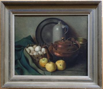 = uit 1946==Henk Bos 1901-1979== stilleven met eieren =  beschikbaar voor biedingen