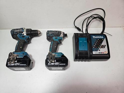 Makita 18 volt Slagschroevendraaier en boormachine, Doe-het-zelf en Verbouw, Gereedschap | Boormachines, Gebruikt, Boormachine