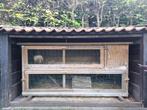 Gratis af te halen Konijnenhok 200cm L 100cm H 60cm D, Dieren en Toebehoren, Ophalen, 90 cm of meer, Konijn, Hok