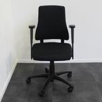 BMA Axia Bureaustoel, Hoge Rug, Lange Pads, Nieuwe Stof, Gebruikt, Zwart, Ophalen of Verzenden, Bureaustoel