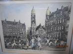 Janus BEEKMAN, Pr Ets v/d Veemarkt/Koninginnekerk Rdam, Antiek en Kunst, Ophalen of Verzenden