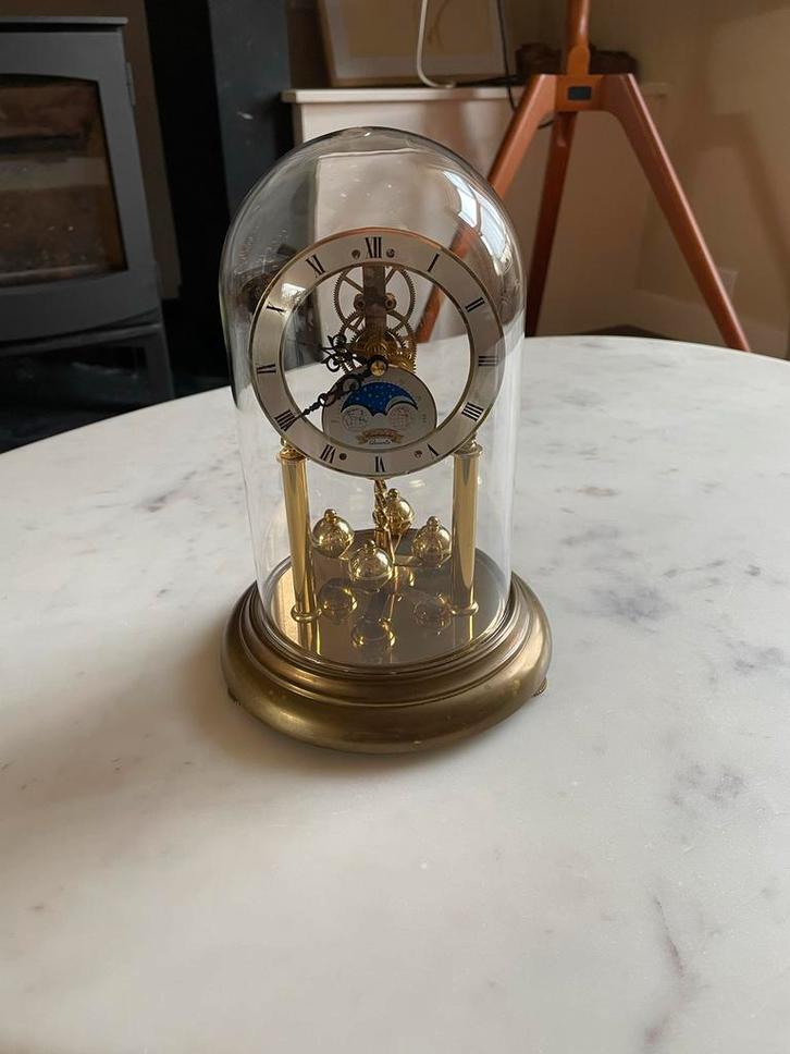 Antieke Stolpklok - Batterij Aangedreven, Antiek en Kunst, Antiek | Klokken, Ophalen