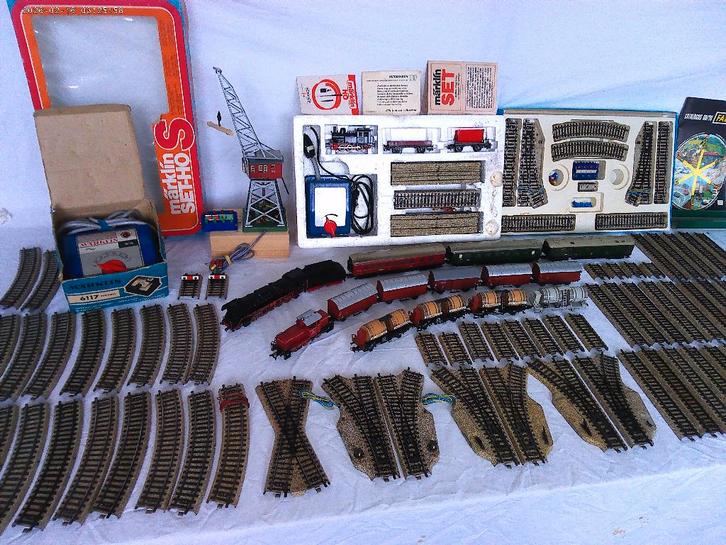 Marklin complete treinbaan ., Hobby en Vrije tijd, Modeltreinen | H0, Gebruikt, Treinset, Wisselstroom, Märklin, Ophalen of Verzenden