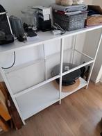Stellingkast Vittsjo van Ikea / wit met glas, Ophalen, Zo goed als nieuw