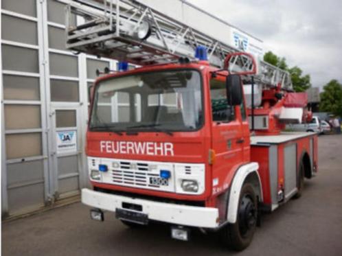 Duitse brandweer ladderwagen, Auto's, Overige Auto's, Particulier, Diesel, Handgeschakeld, Rood, Ophalen