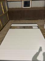 Nieuwe witte overheaddeur - Bouwjaar 2021, Doe-het-zelf en Verbouw, Ophalen, Metaal, 120 cm of meer, 215 cm of meer