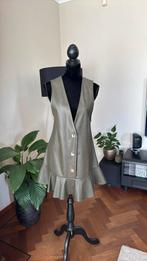 Leatherlook jurk zara maat M kleur olijfgroen als nieuw, Maat 38/40 (M), Zara, Ophalen of Verzenden, Zo goed als nieuw