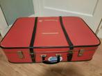 VINTAGE koffer rood / jaren 50, Sieraden, Tassen en Uiterlijk, Koffers, Gebruikt, Ophalen of Verzenden