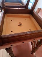 Woonkamer set met bankstel, stoelen en tafel., Ophalen of Verzenden, Zo goed als nieuw, 75 tot 100 cm, Hout