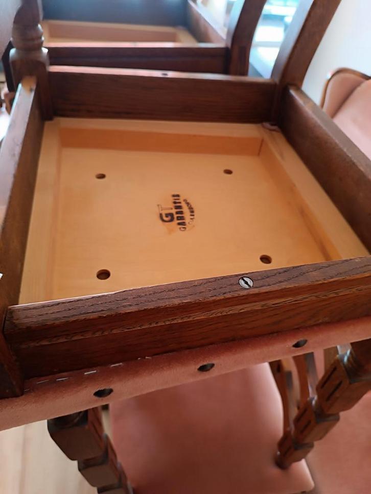 Woonkamer set met bankstel, stoelen en tafel., Huis en Inrichting, Banken | Bankstellen, Zo goed als nieuw, 75 tot 100 cm, Hout