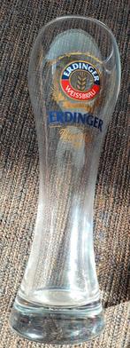 Erdinger bierglas weissbier weissbräu aus Bayern 0,5 liter, Verzamelen, Biermerken, Ophalen of Verzenden, Gebruikt, Glas of Glazen