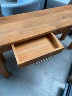 Eiken tafel voor gang-kamer breed 150 -diep 40 cm, Huis en Inrichting, Tafels | Salontafels, Ophalen, 100 tot 150 cm, 50 tot 100 cm