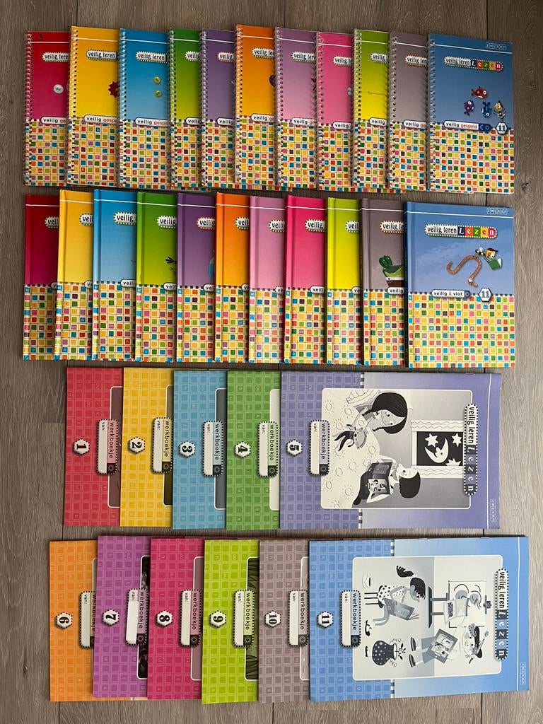 Veilig leren lezen - vlot, werkboeken (niew) + gespeld zon, Boeken, Schoolboeken, Ophalen of Verzenden, Zo goed als nieuw, Overige niveaus