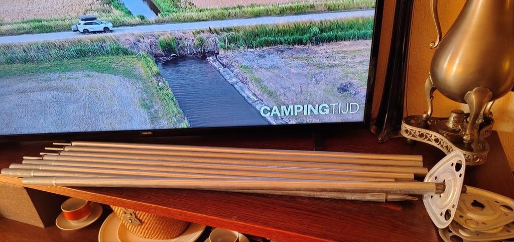 Isabella stokken set voor Windscherm, compleet frame, Ophalen, Zo goed als nieuw