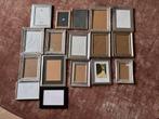 Te koop 27 diverse fotolijstjes. Hout, staal, aluminium, Ophalen, Zo goed als nieuw