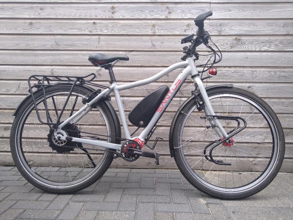 Santos Travelmaster 2.9 Pinion/riem 49cm Go Swiss 555Wh, Fietsen en Brommers, Fietsen | Heren | Sportfietsen en Toerfietsen, Overige merken