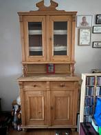 Antieke houten kast - 102x220 cm, Ophalen, Gebruikt, 100 tot 150 cm, 200 cm of meer