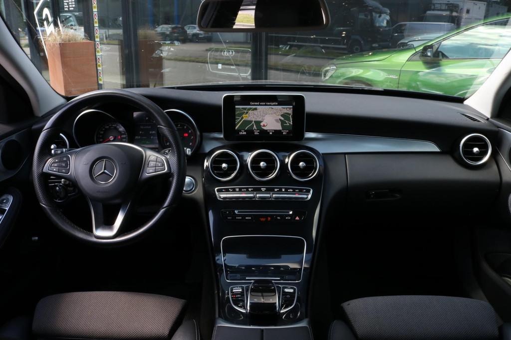 Mercedes-Benz C-klasse 350 e Limouine - LED - Camera - Stoel, Auto's, Automaat, Achterwielaandrijving, Gebruikt, Leder en Stof