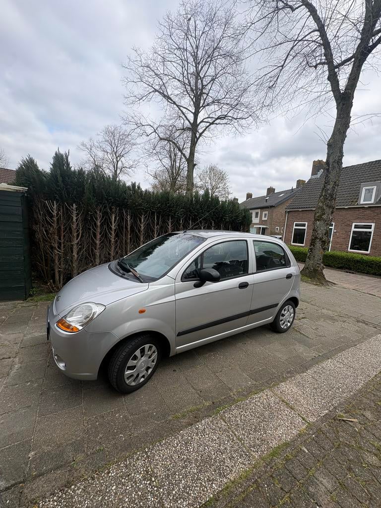 Chevrolet Matiz 0.8 2006 Grijs, Auto's, Chevrolet, Voorwielaandrijving, Stof, Origineel Nederlands, Particulier