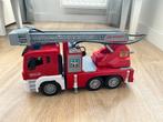 Brandweerauto met licht en geluid en uitsxhuifbare ladder, Ophalen, Gebruikt