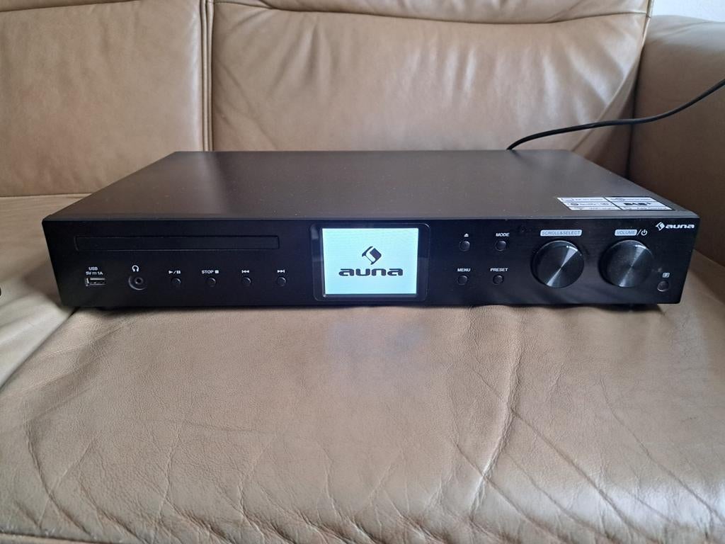 Auna HIFI Tuner met DAB/FM/Internet Radio en CD-speler, Ophalen of Verzenden, Zo goed als nieuw, Radio, Met cd-speler