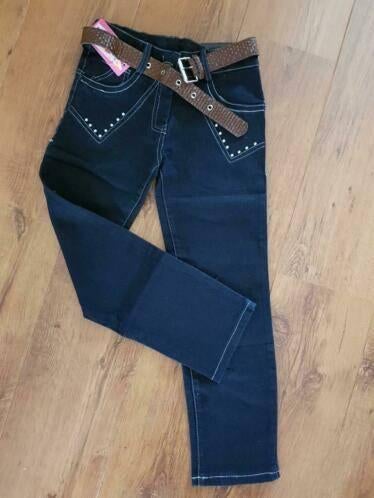 Xiaoshu jeans mt 92 en 128, Kinderen en Baby's, Kinderkleding | Maat 92, Broek, Meisje, Nieuw, Ophalen of Verzenden