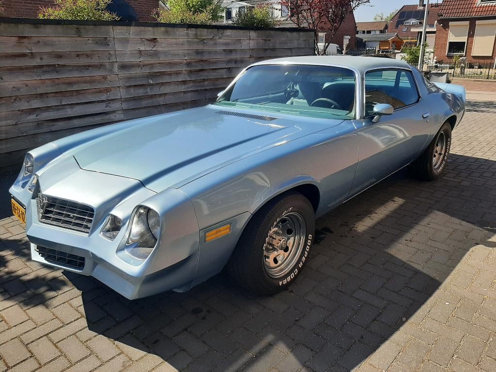 Chevrolet Camaro 5.7 Berlinetta AUT 1979 Blauw, Automaat, Achterwielaandrijving, 5730 cc, Blauw