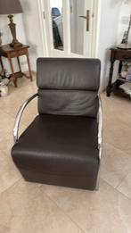 Fauteuil donker bruin, Huis en Inrichting, Fauteuils, Ophalen, Zo goed als nieuw, 75 tot 100 cm, 50 tot 75 cm
