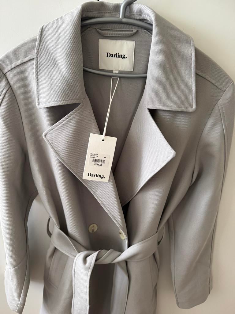 Trenchcoat darling s, Ophalen of Verzenden, Nieuw, Maat 36 (S), Grijs