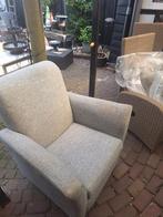 Grijze stoffen fauteuil gratis af te halen, Huis en Inrichting, Fauteuils, Ophalen, Gebruikt, 75 tot 100 cm, 50 tot 75 cm