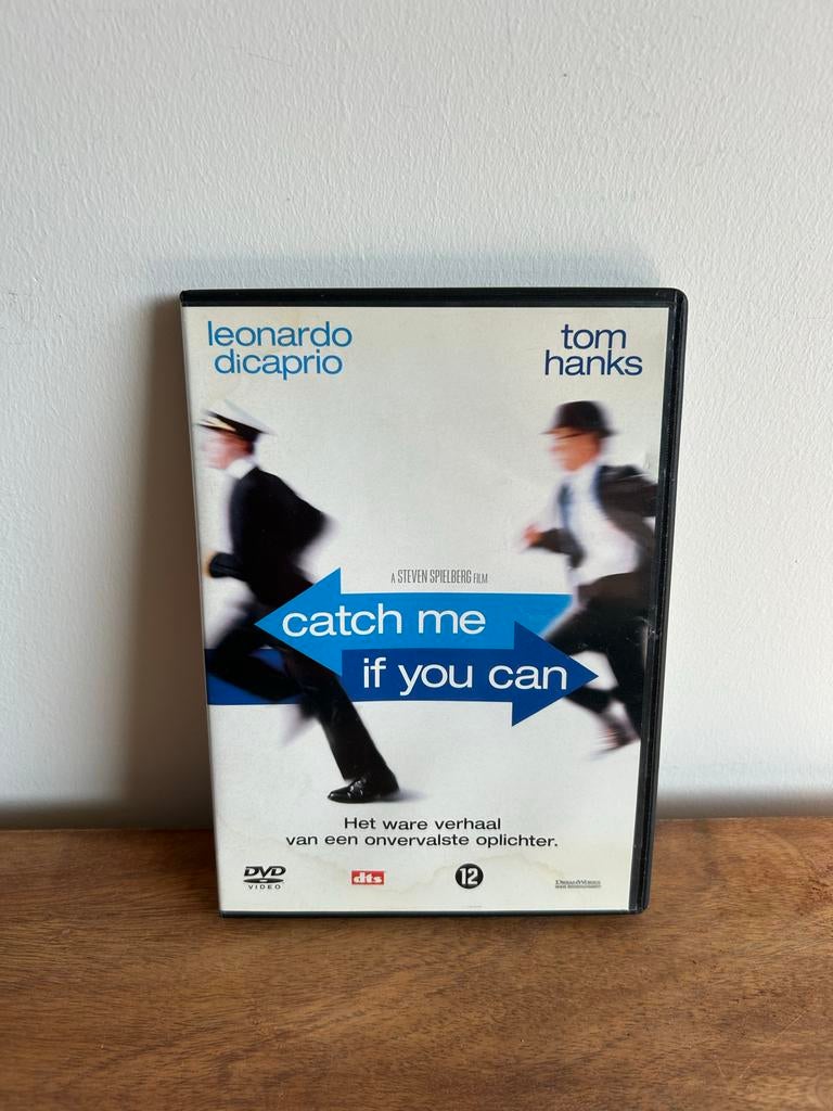 Catch Me If You Can DVD - Steven Spielberg, DiCaprio, Hanks, Cd's en Dvd's, Dvd's | Thrillers en Misdaad, Vanaf 12 jaar, Ophalen of Verzenden