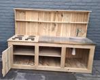 Kinderkeuken voor buiten met werkende kraan, Kinderen en Baby's, Ophalen, Nieuw, Hout, Speelkeuken