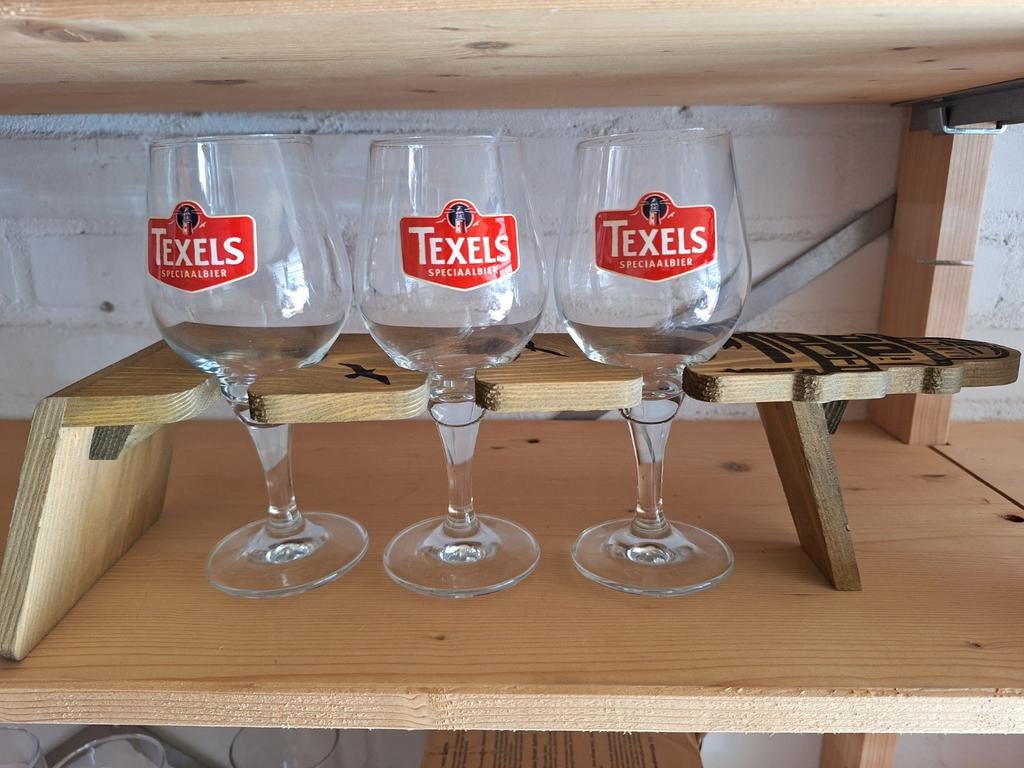 TEXELS proefplankje vuurtoren incl 3 glaasjes nieuw, Verzamelen, Ophalen of Verzenden, Nieuw, Overige merken