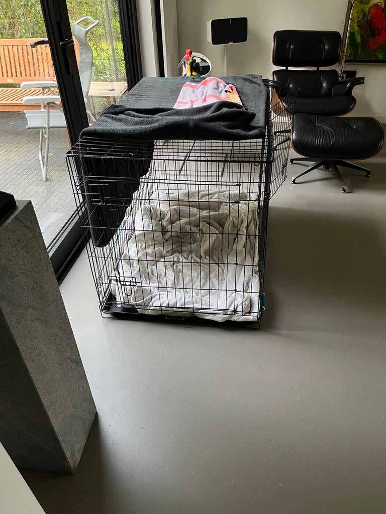 Grote hondenbench, Ophalen, Gebruikt