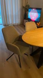 Stoel loods 5 grijs boucle stof draaistoel donna alpine, Ophalen, Zo goed als nieuw, Minder dan 10 m², Grijs