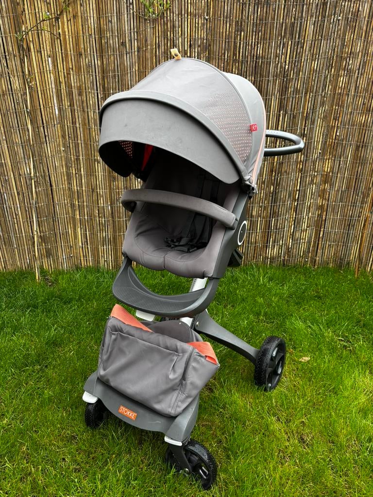 Stokke Xplory kinderwagen, Kinderen en Baby's, Kinderwagens en Combinaties, Ophalen, Zo goed als nieuw, Overige merken, Verstelbare duwstang