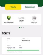 Ado-jong Ajax kinderticket vak Q