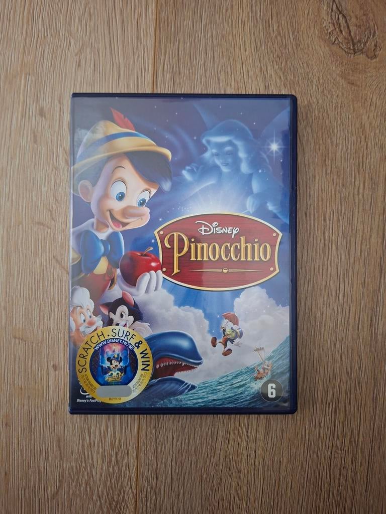 Te koop: Pinocchio (DVD), Tekenfilm, Amerikaans, Ophalen of Verzenden, Zo goed als nieuw
