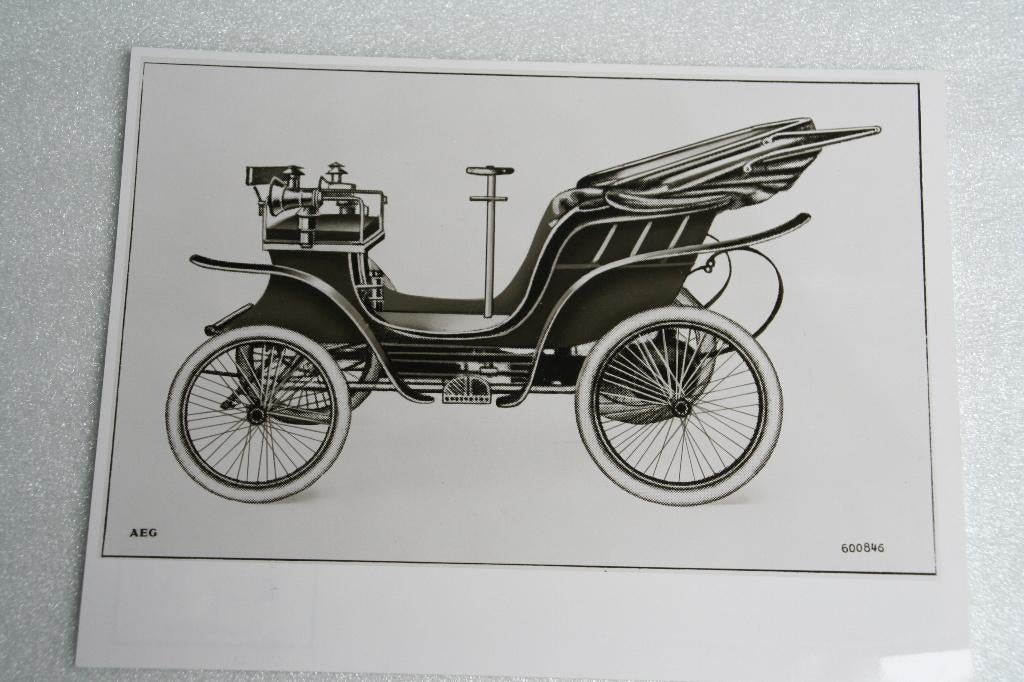 Persfoto NAG Klingenberg-Wagen (1901) (1), Ophalen of Verzenden, Nieuw, Overige merken